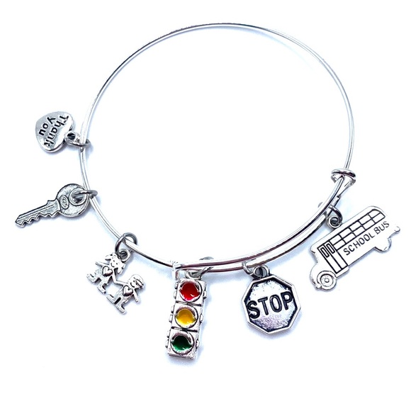 School Bus Driver Bracelet May Be Personalized - Picture 2 of 8